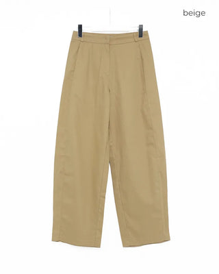 Side panel cotton pants