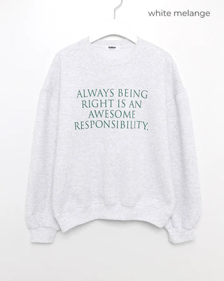Awesome Lettering Sweatshirt