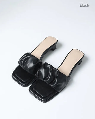 Gathered Sandals