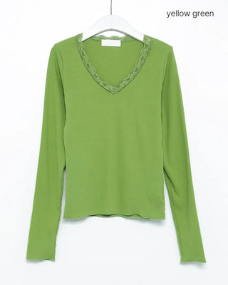 Lace Glasses Neck Long Cut and Sew