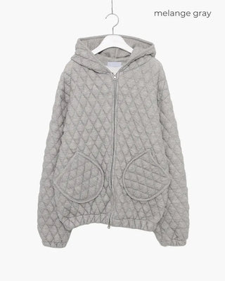 Quilted Hooded Blouson