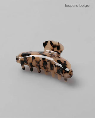 Leopard Half Circle Hair Clip