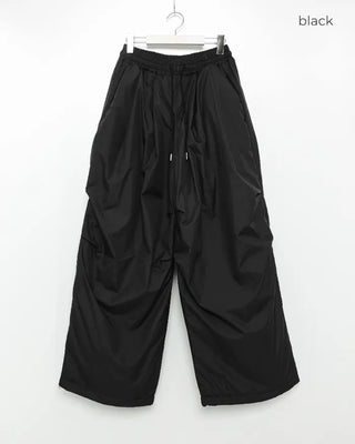 Waist string parachute pants