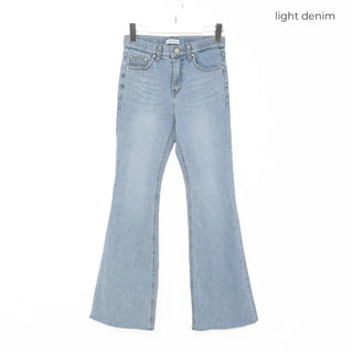 Bootcut denim pants