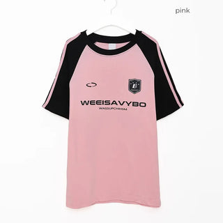 Y2K Overfit Uniform Raglan T-Shirt
