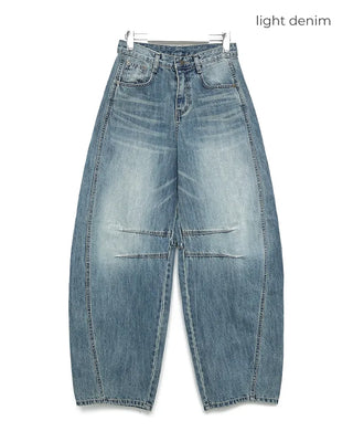 Double Yoke Point Wide Outseam Jeans