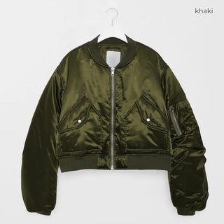 Sleeve Shirring Cropped MA-1