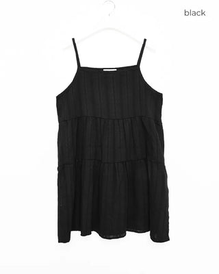 Layered sleeveless mini dress
