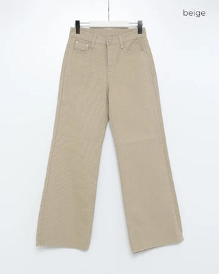 Wide cotton pants