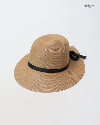 Ribbon Tuck Capeline Hat