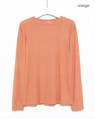 Color-layered long-sleeve T-shirt