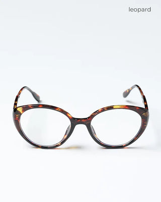 Oval Bold Frame Glasses