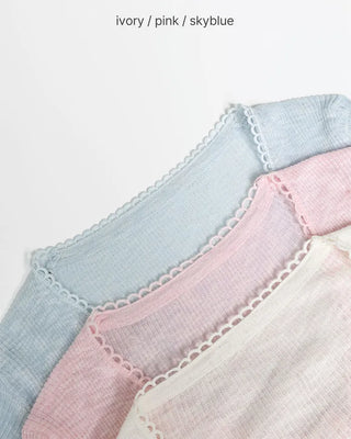 Lace Ribbon Cardigan