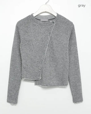 Asymmetrical Layered Cardigan