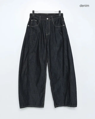 Stitched Wide Denim