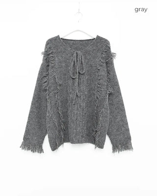 Bust eyelet point knit