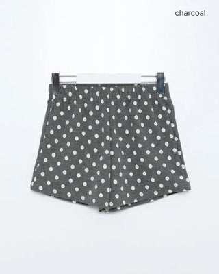 Polka Dot Knit Shorts