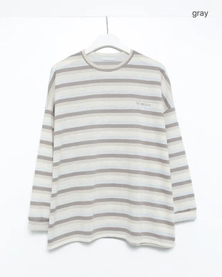 Soft border long-sleeved T-shirt