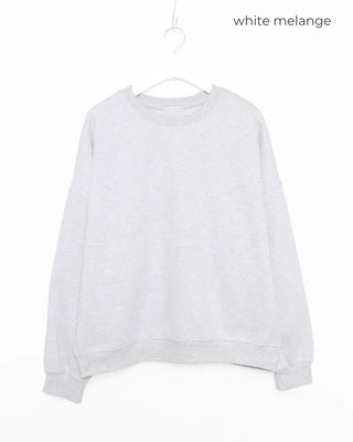 Fleece-lined balloon sweatshirt