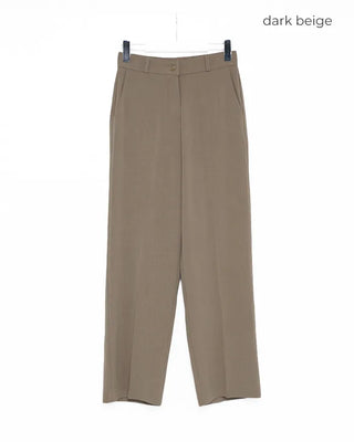 Simple straight-fit slacks