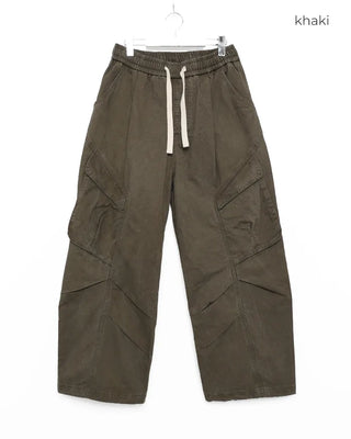 Curved Line Cargo Band Pants