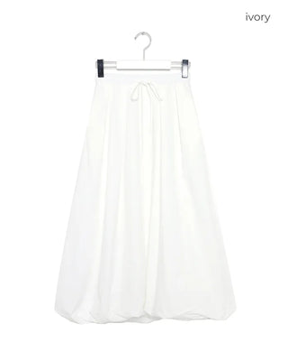 Balloon Fit Long Skirt