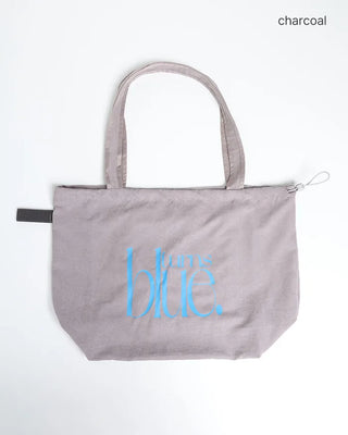 Lettering Drawstring Tote Bag