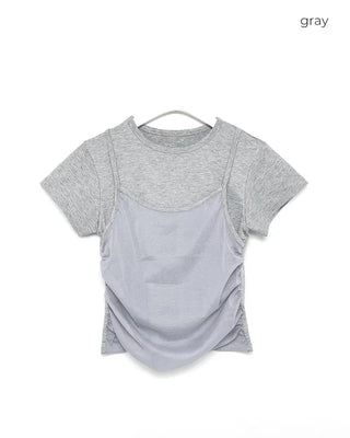 Layered camisole t-shirt