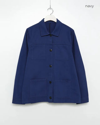 Flap pocket cotton jacket