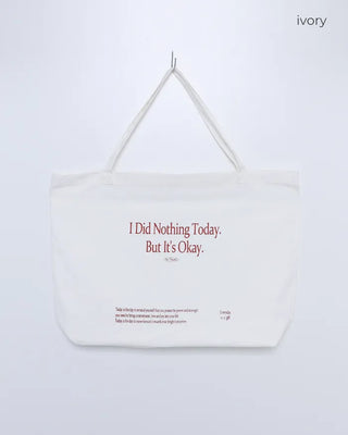 Lettering Big Eco Bag