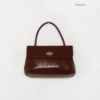 Flap Lock Square Tote Bag