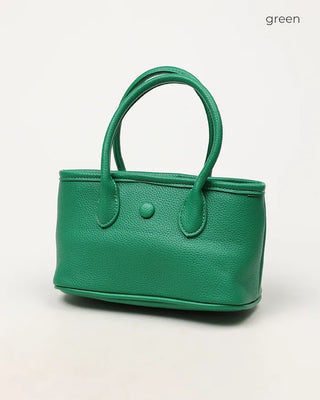 Center Button Square Tote Bag
