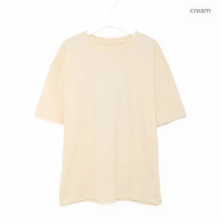 Back lettering point short-sleeved T-shirt