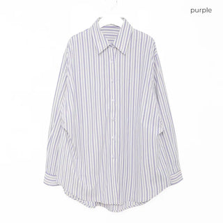 Oversized striped shirt