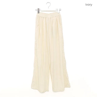 Lace nylon pants