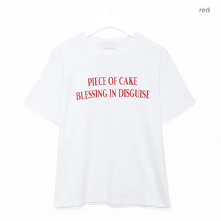 Front Lettering Cake T-Shirt