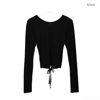 Backless strap t-shirt