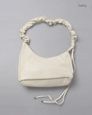 Shirring Strap Square Bag