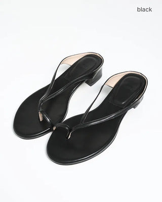 V-Thong Square Mules