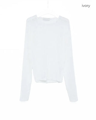 Star See-Through Slim Feed T-Shirt