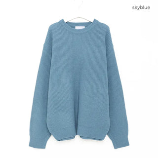 Oversized round knit