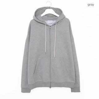 (Unisex) Cotton Hooded Zip-Up