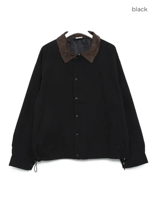 Corduroy Collar Work Jacket