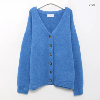 Unisex V-neck oversized cardigan