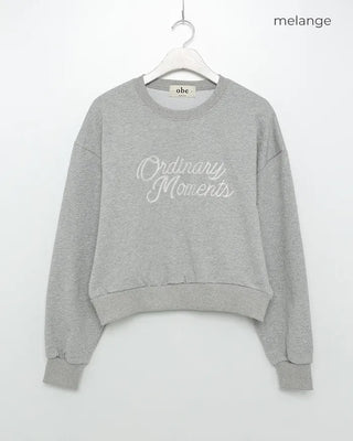 Ordinary Lettering Sweatshirt
