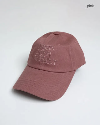 Patchwork Lettering Cap