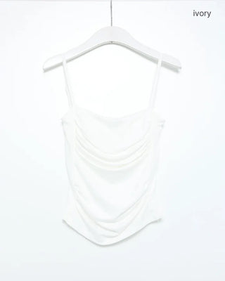 Shirred cap camisole