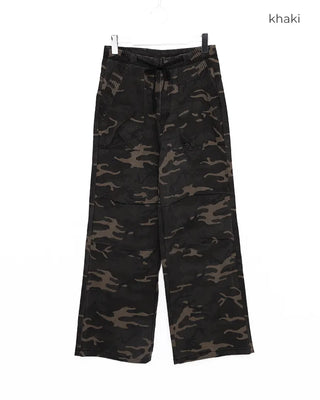 Loose Fit Camouflage Pants