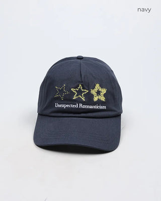 Three-Star Stitch Cap