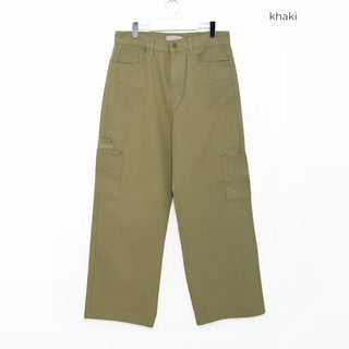 Cotton wide-leg pants
